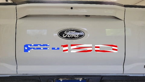 Pro Access Tailgate American Flag "F-150" Inserts for 2024-2025 Ford F-150