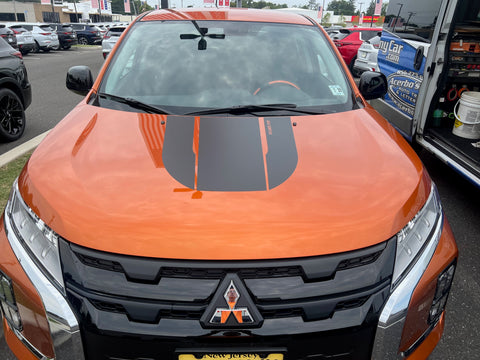 Hood Decal Cover for 2024-2025 Mitsubishi Outlander Sport