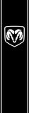 Ram Head Quarter Panel Decals for 2009-2024 Dodge Ram 1500 (x2)