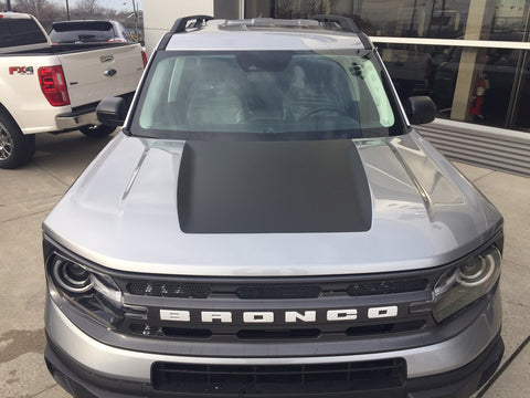 Hood Decal Cover for 2021-2024 Ford Bronco Sport